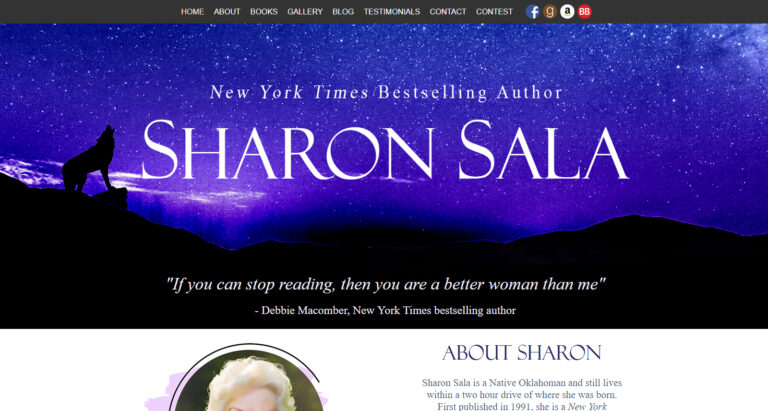 sharonsalaauthor.com